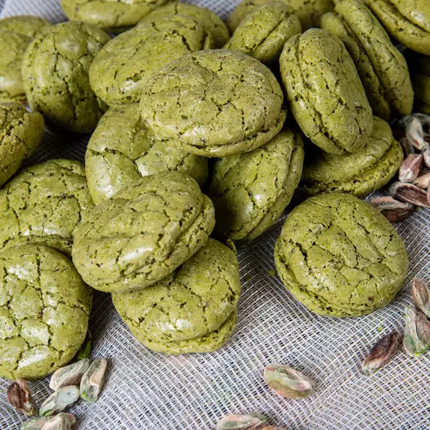 Antep Fıstıklı Acıbadem Kurabiyesi - 3