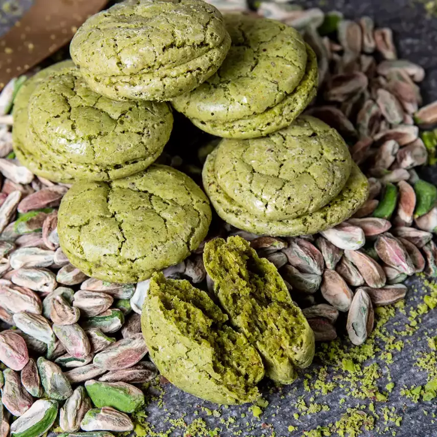 Antep Fıstıklı Acıbadem Kurabiyesi - 4