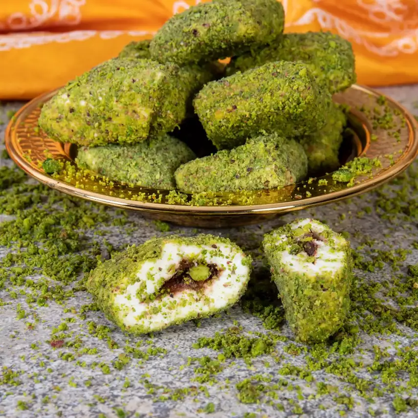 Antep Fıstıklı Bohça Lokum - 2