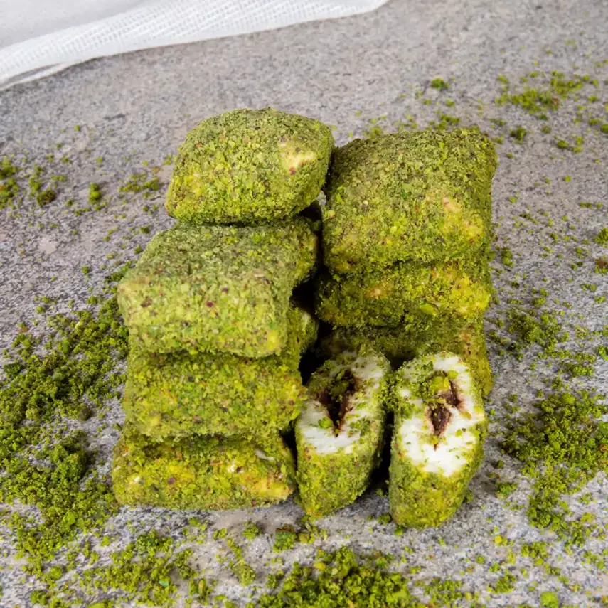 Antep Fıstıklı Bohça Lokum - 3