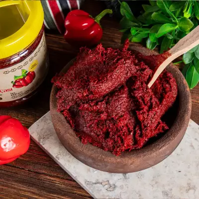 Antep Usulü Acı Biber Salçası  - 2