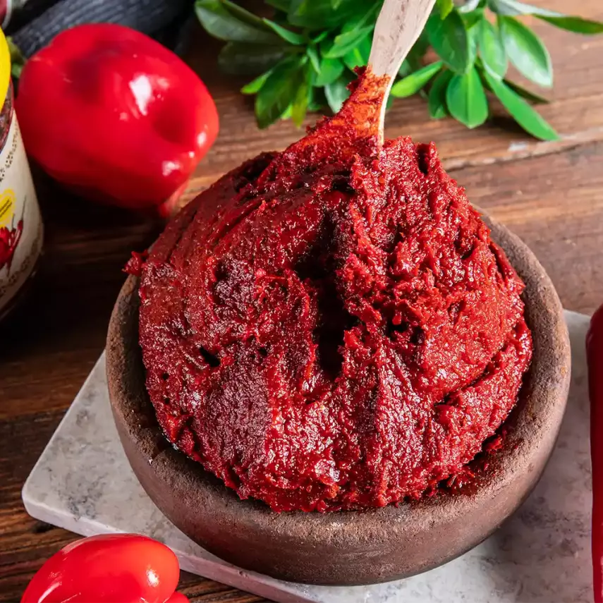 Antep Usulü Karışık Acılı Salça ( Acı Biber-Domates) - 1