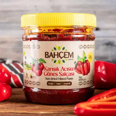  Antep Usulü Karışık Acısız Salça (Tatlı Biber- Domates) - 3