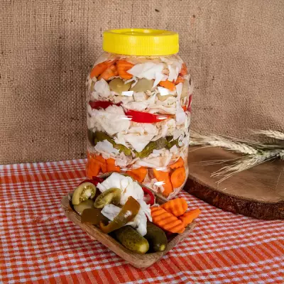 Antep Usulü | Karışık Lahana Turşusu 4500 cc Bidon - 3