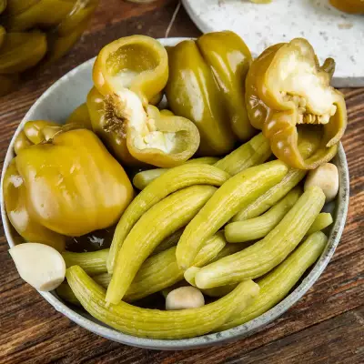  Antep Usulü Klasik Karışık Turşu  4500 cc Bidon - 4