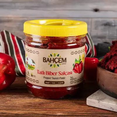 Antep Usulü Tatlı Biber Salçası - 3