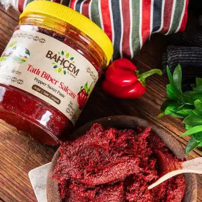 Antep Usulü Tatlı Biber Salçası - 4