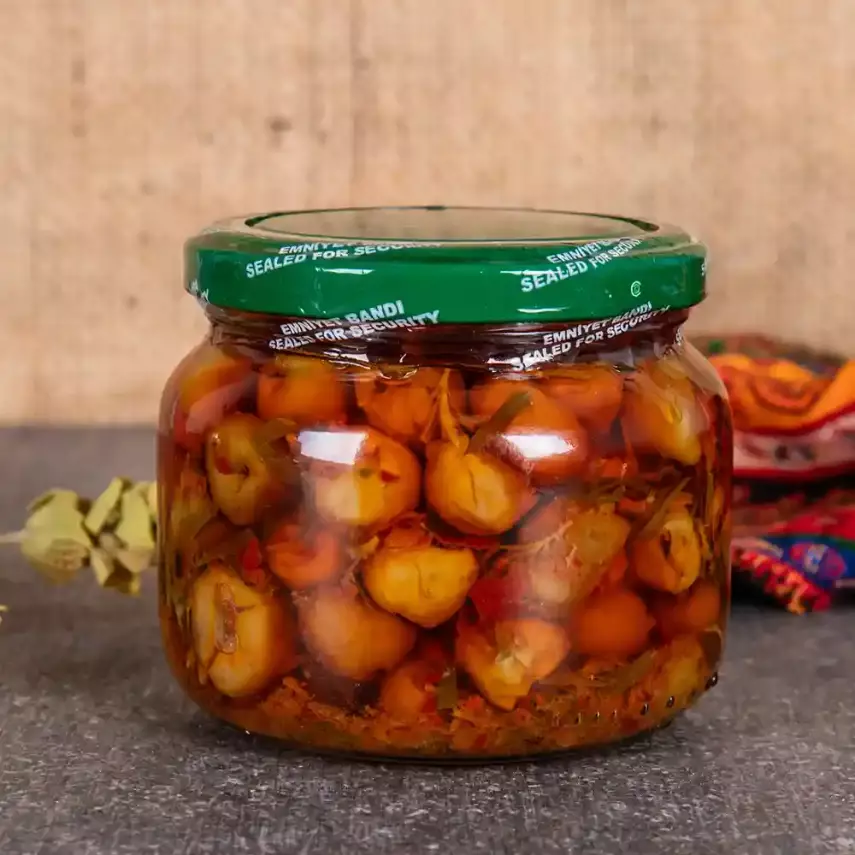 Dağ Kekikli Yeşil Zeytin Salatası 350 g Kavanoz - 3