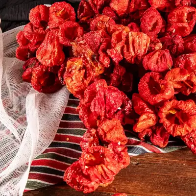 Dolmalık Kuru Çok Acı Kırmızı Biber 45/50 Adet Dizi - 3