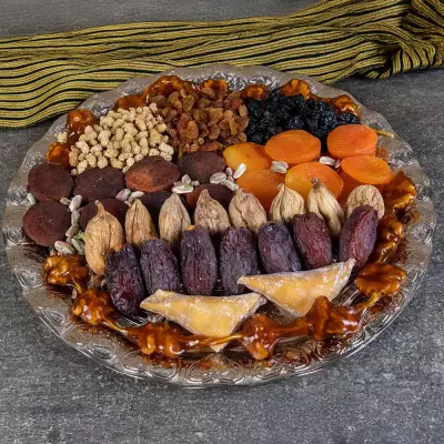 Hediyelik Kuru Meyve Tepsisi Net 1500 g - 4