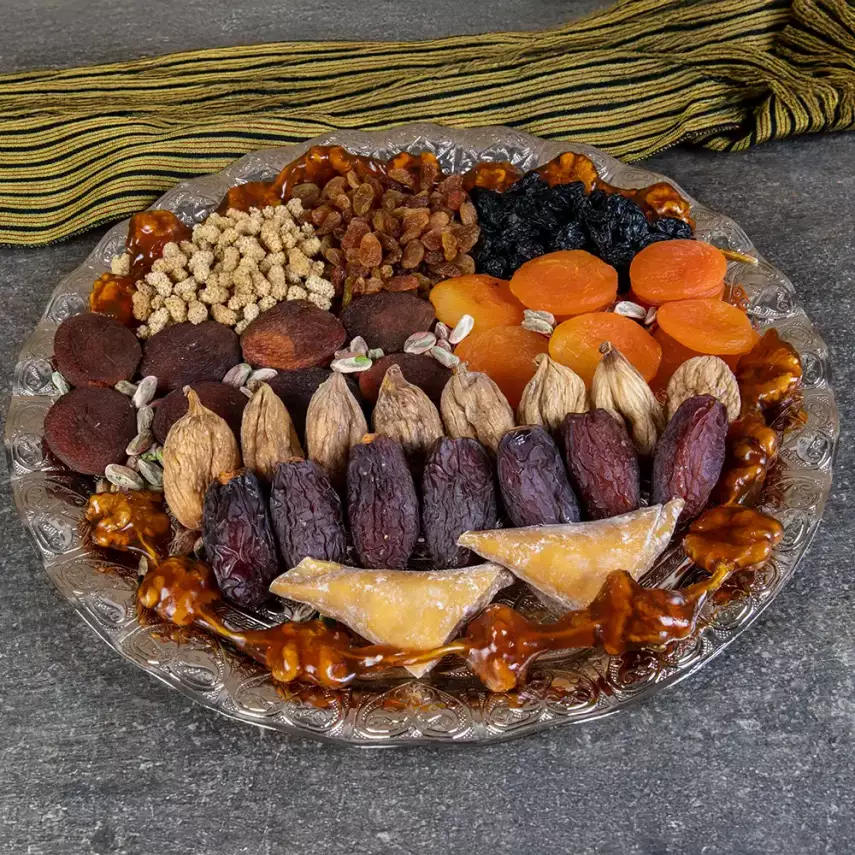 Hediyelik Kuru Meyve Tepsisi Net 1500 g - 4