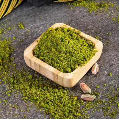 Boz İç Antep Fıstığı | Toz Öğütülmüş | Baklavalık  - 3