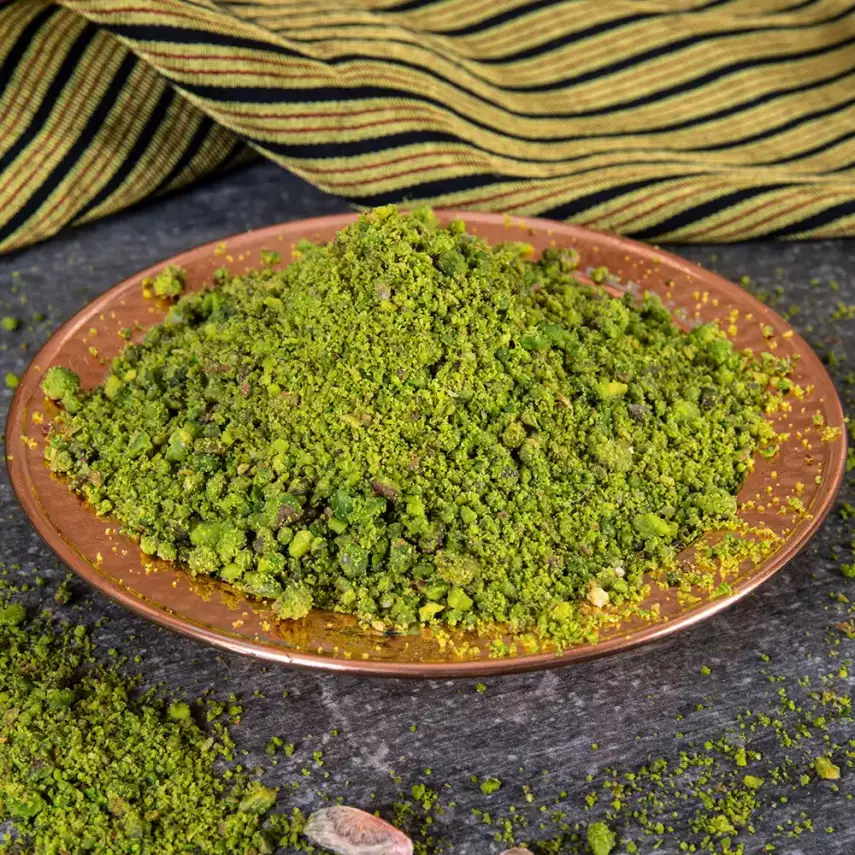 Boz İç Antep Fıstığı | Toz Öğütülmüş | Baklavalık  - 1